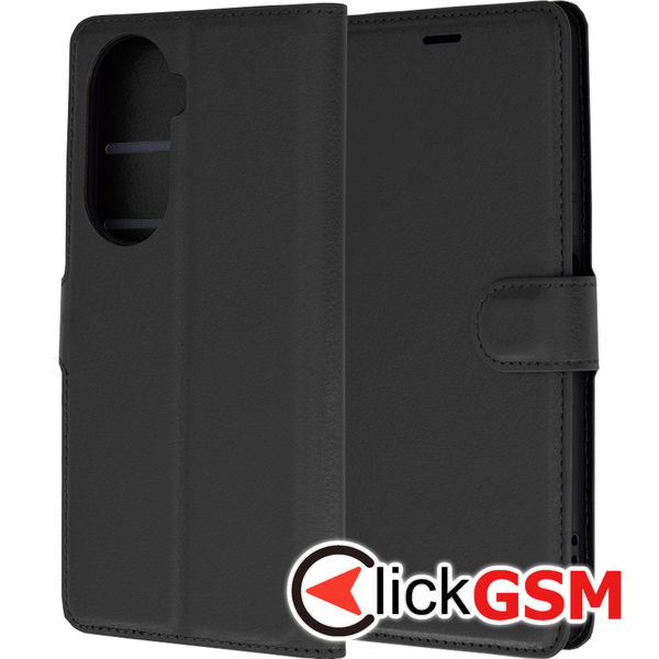 Techsuit - Leather Folio - Huawei nova 11 SE / 12 SE - Black