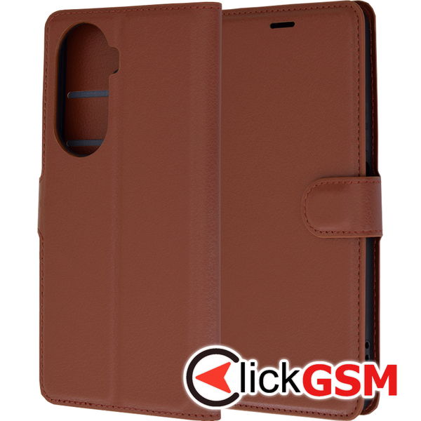 Techsuit - Leather Folio - Huawei nova 11 SE / 12 SE - Brown