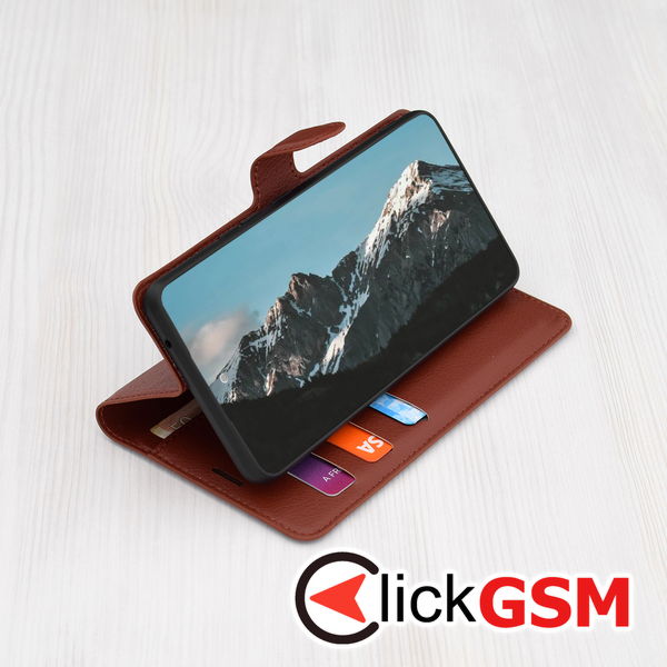 Techsuit - Leather Folio - Huawei nova 11 SE / 12 SE - Brown