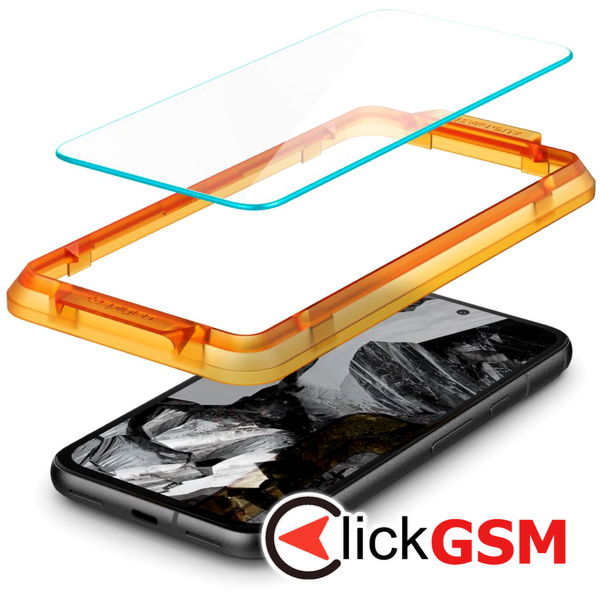Spigen - Glas.tR Align Master (2 pack) - Google Pixel 8a - Clear