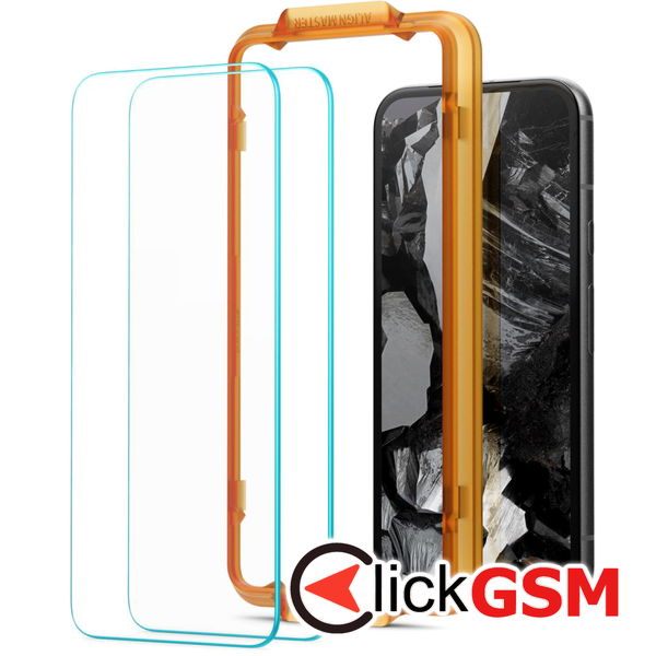 Spigen - Glas.tR Align Master (2 pack) - Google Pixel 8a - Clear