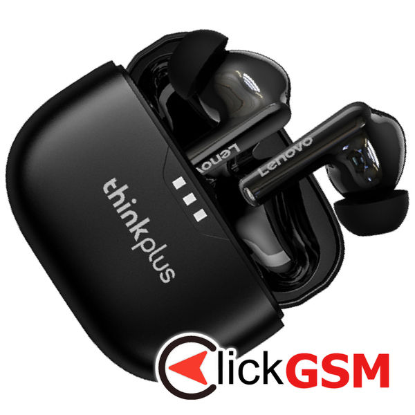 Lenovo - Wireless Earbuds (LP3 Pro) - Bluetooth 5.0, Noise Cancelling, Power Display - Black