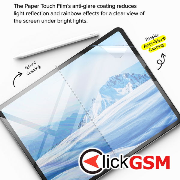 Ringke - Paper Touch Film Hard - iPad Pro 11 (2024) - Matte Clear