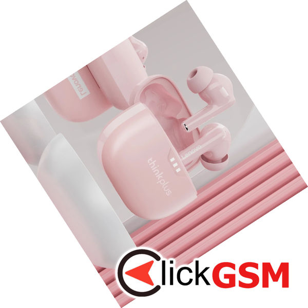 Lenovo - Wireless Earbuds (LP3 Pro) - Bluetooth 5.0, Noise Cancelling, Power Display - White