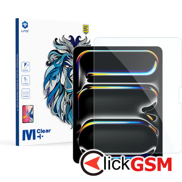 Lito - 2.5D Classic Glass - iPad Pro 13 (2024) / Air 13 (2024) - Clear