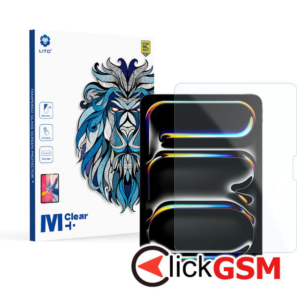 Lito - 2.5D Classic Glass Matte - iPad Pro 11 (2024) - Clear