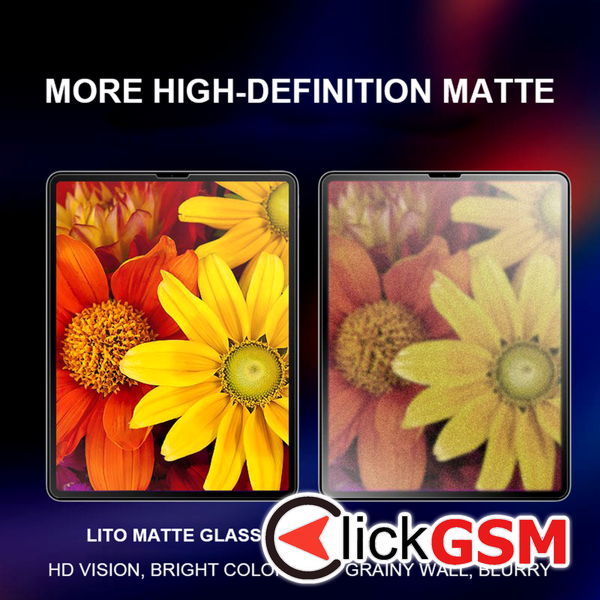 Lito - 2.5D Classic Glass Matte - iPad Pro 11 (2024) - Clear