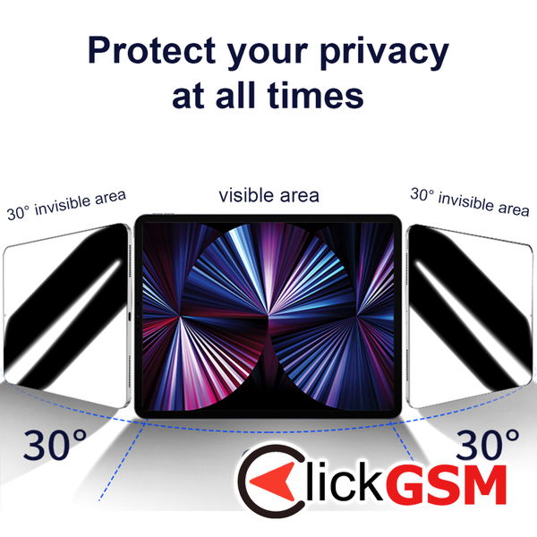 Lito - 2.5D Classic Glass - iPad Air 11 (2024) - Privacy