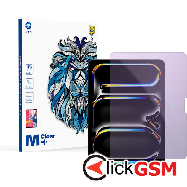 Lito - 2.5D Classic Glass Anti-Blue Light - iPad Pro 11 (2024) - Clear