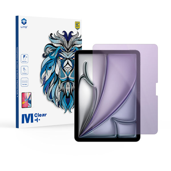 Lito - 2.5D Classic Glass Anti-Blue Light - iPad Air 11 (2024) - Clear