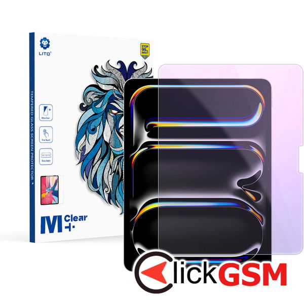 Lito - 2.5D Classic Glass Anti-Blue Light - iPad Pro 13 (2024) - Clear