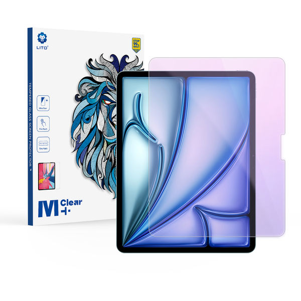 Lito - 2.5D Classic Glass Anti-Blue Light - iPad Air 13 (2024) - Clear