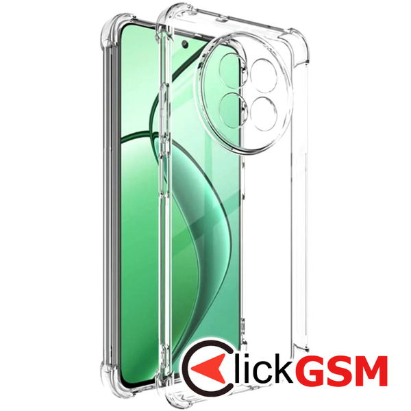 Techsuit - Shockproof Clear Silicone - Realme 12 / 12x - Clear