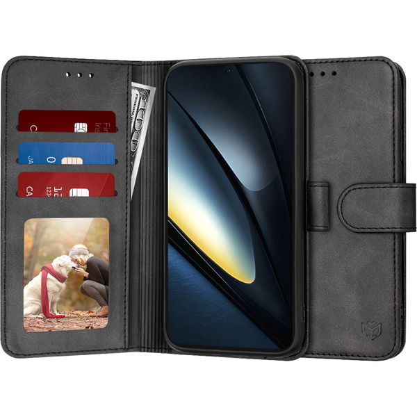 Techsuit - Diary Book - Xiaomi Poco F6 Pro - Black