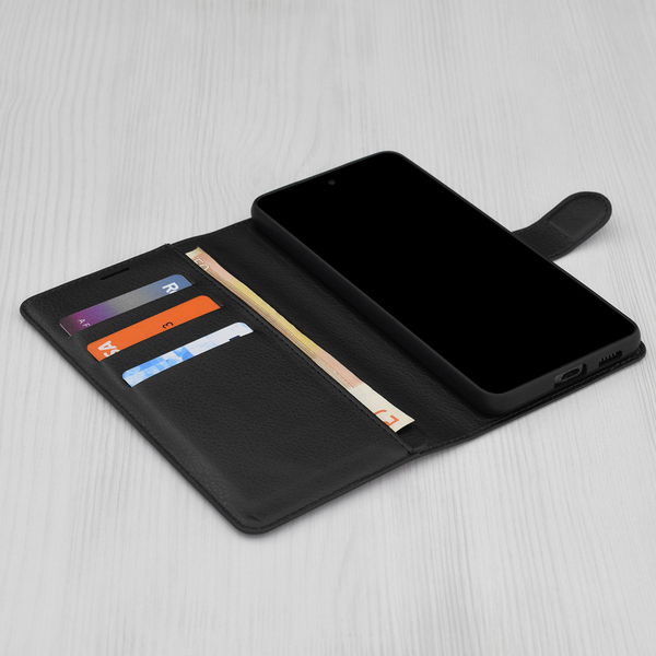 Techsuit - Leather Folio - Xiaomi Poco F6 - Black