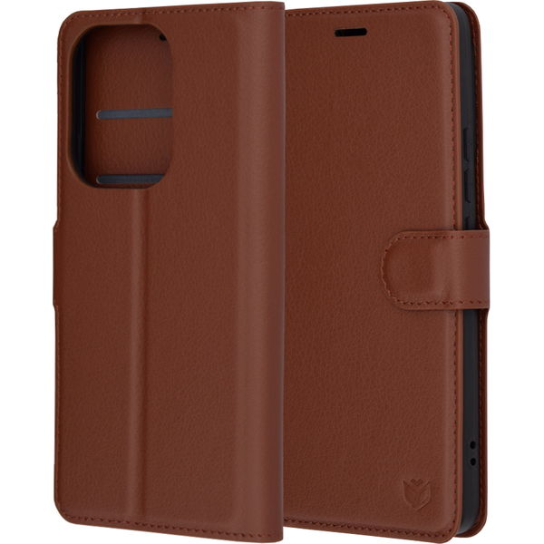 Techsuit - Leather Folio - Xiaomi Poco F6 - Brown