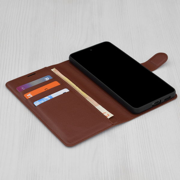 Techsuit - Leather Folio - Xiaomi Poco F6 - Brown
