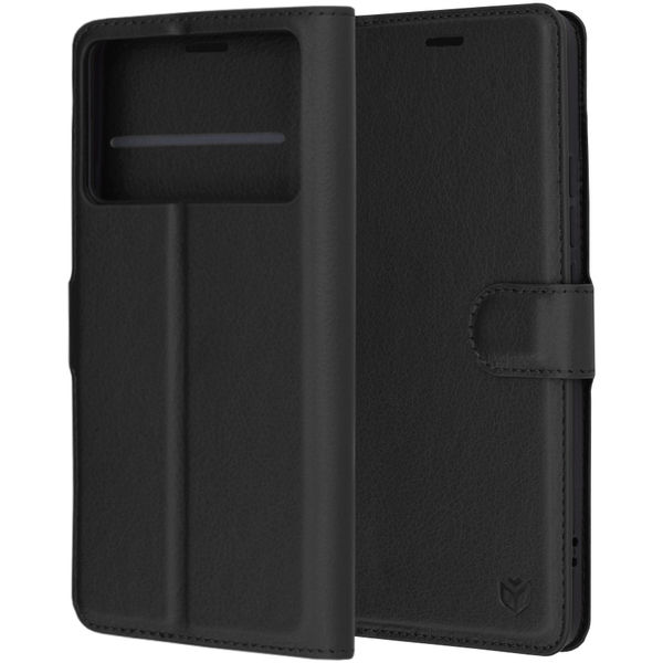 Techsuit - Leather Folio - Xiaomi Poco F6 Pro - Black