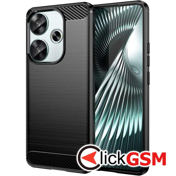 Techsuit - Carbon Silicone - Xiaomi Poco F6 - Black