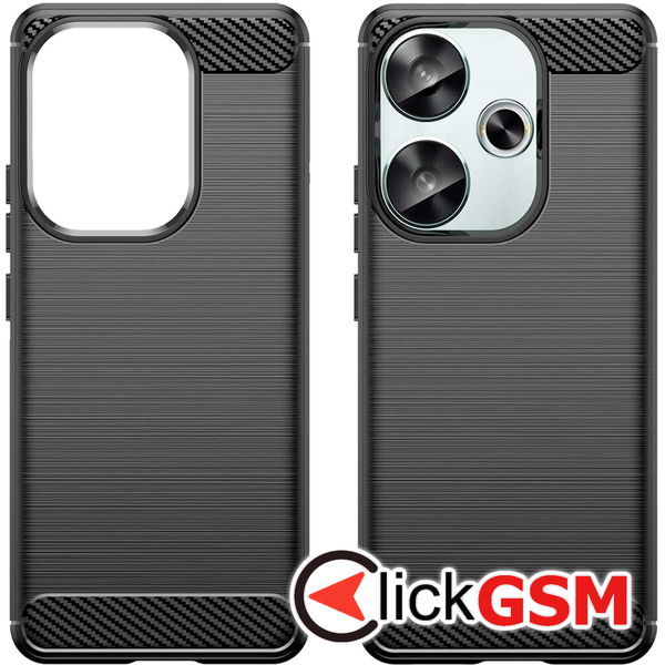 Techsuit - Carbon Silicone - Xiaomi Poco F6 - Black