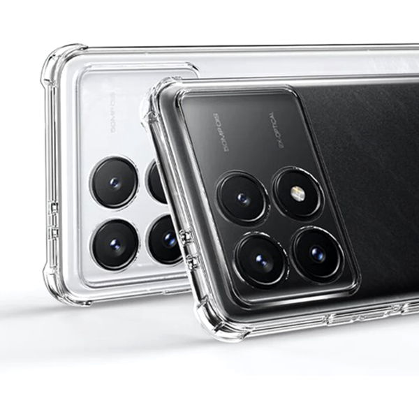 Techsuit - Shockproof Clear Silicone - Xiaomi Poco F6 Pro - Clear