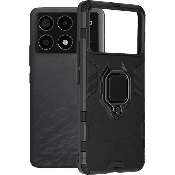 Techsuit - Silicone Shield - Xiaomi Poco F6 Pro - Black