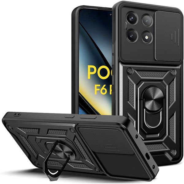 Techsuit - CamShield Series - Xiaomi Poco F6 Pro - Black