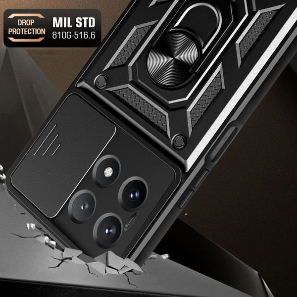 Techsuit - CamShield Series - Xiaomi Poco F6 Pro - Black