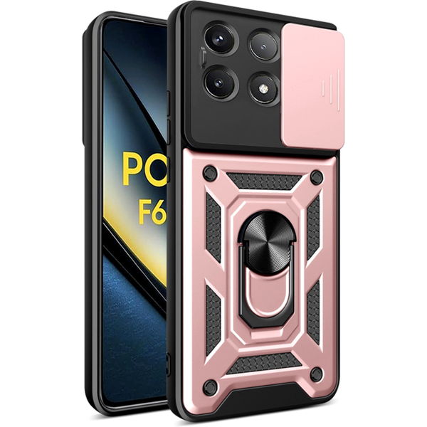 Techsuit - CamShield Series - Xiaomi Poco F6 Pro - Rose Gold