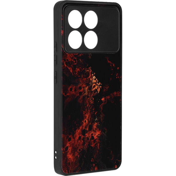 Techsuit - Glaze Series - Xiaomi Poco F6 Pro - Red Nebula