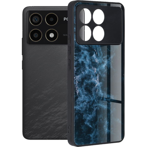 Techsuit - Glaze Series - Xiaomi Poco F6 Pro - Blue Nebula