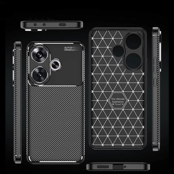 Techsuit - CarbonFiber - Xiaomi Poco F6 - Black