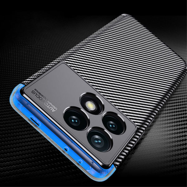 Techsuit - CarbonFiber - Xiaomi Poco F6 Pro - Black