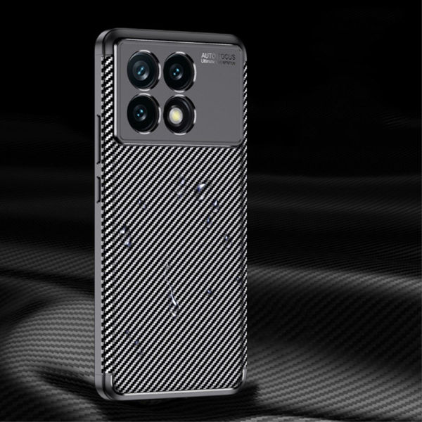 Techsuit - CarbonFiber - Xiaomi Poco F6 Pro - Black