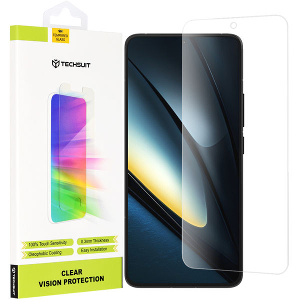Techsuit - Clear Vision Glass - Xiaomi Poco F6 Pro - Transparent