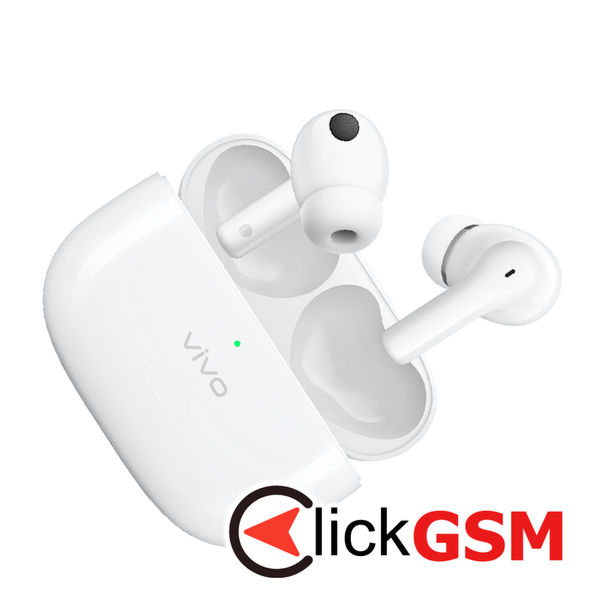 Vivo - Wireless Earbuds 2e (6020135) - Bluetooth 5.2, TWS, MultiPoint, Stereo DeepX 2.0 - White