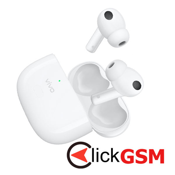 Vivo - Wireless Earbuds 2e (6020135) - Bluetooth 5.2, TWS, MultiPoint, Stereo DeepX 2.0 - White