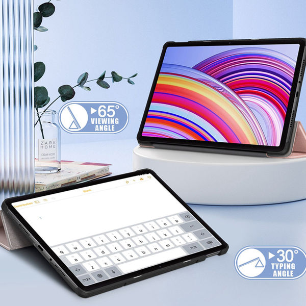 Techsuit - FoldPro - Xiaomi Redmi Pad Pro / Poco Pad - Rose Gold