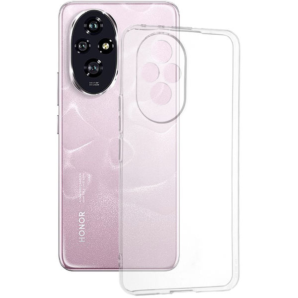 Techsuit - Clear Silicone - Honor 200 - Transparent