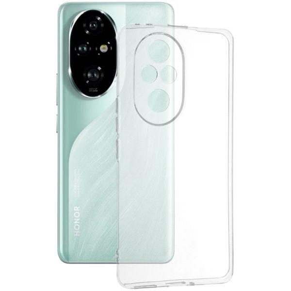 Techsuit - Clear Silicone - Honor 200 Pro - Transparent