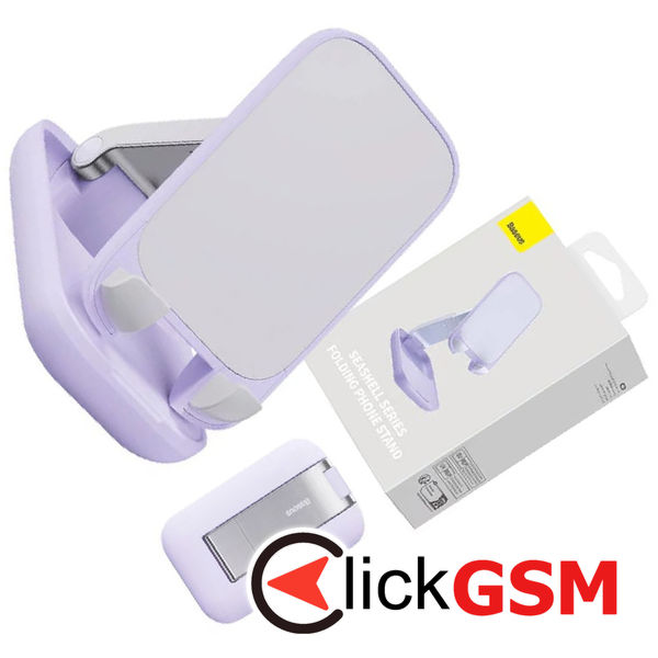 Baseus - Desk Holder Seashell Series (B10551500511-00) - Foldable, Height Adjustable - Purple