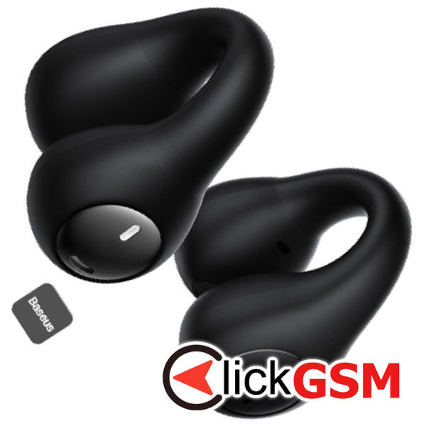 Baseus - Wireless Earbuds AirGo AS01 (A00069101223-00) - for Sports, Bluetooth 5.3, Noise Reduction, 2-Mic ENC - White