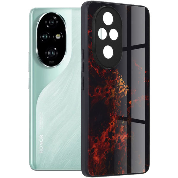 Techsuit - Glaze Series - Honor 200 Pro - Red Nebula