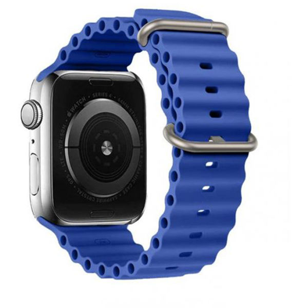 Techsuit - Watchband (W038) - Apple Watch 1/2/3/4/5/6/7/8/9/10/SE/SE 2 (38/40/41/42mm) - Blue