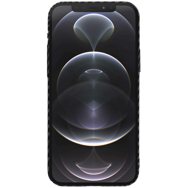 Techsuit - Carbonite FiberShell - iPhone 12 Pro - Black