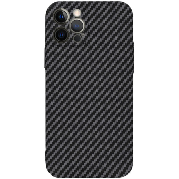 Techsuit - Carbonite FiberShell - iPhone 12 Pro - Black