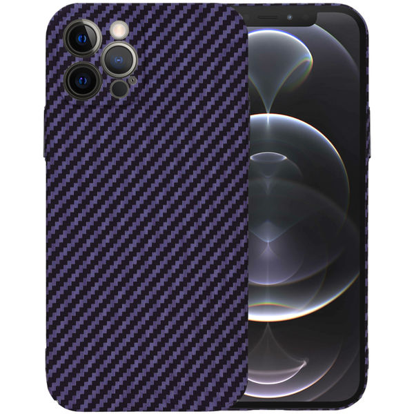 Techsuit - Carbonite FiberShell - iPhone 12 Pro - Purple