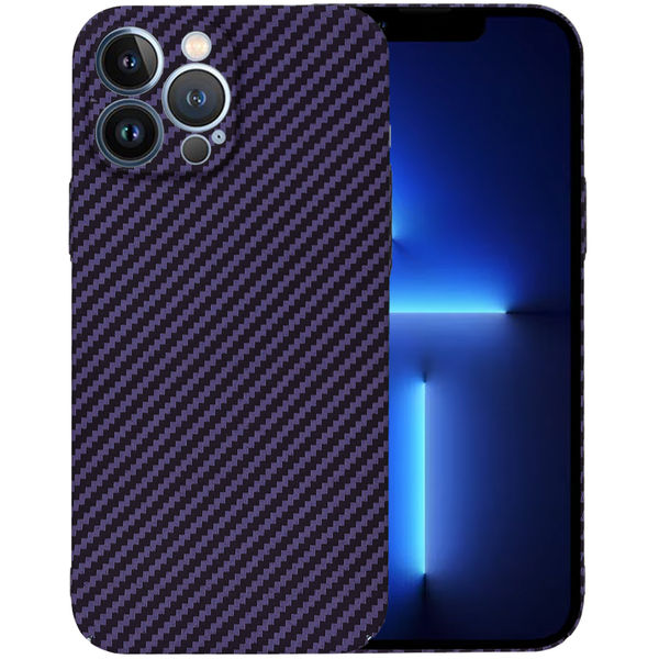 Techsuit - Carbonite FiberShell - iPhone 13 Pro Max - Purple