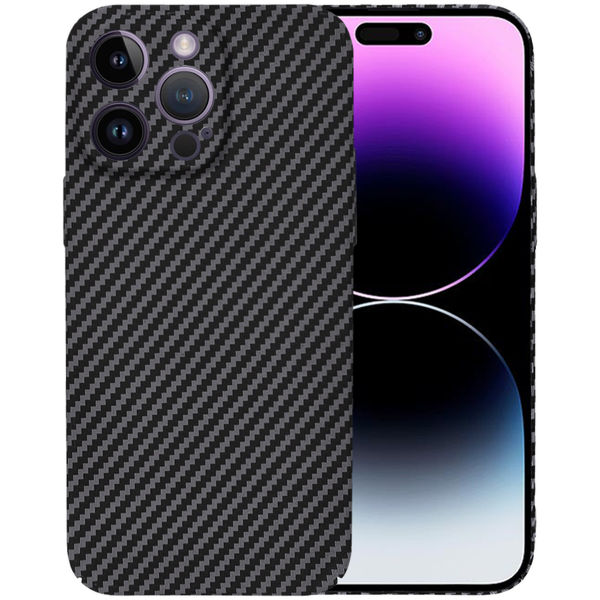 Techsuit - Carbonite FiberShell - iPhone 14 Pro Max - Black