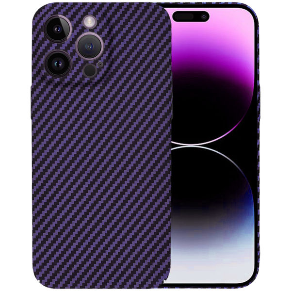 Techsuit - Carbonite FiberShell - iPhone 14 Pro Max - Purple